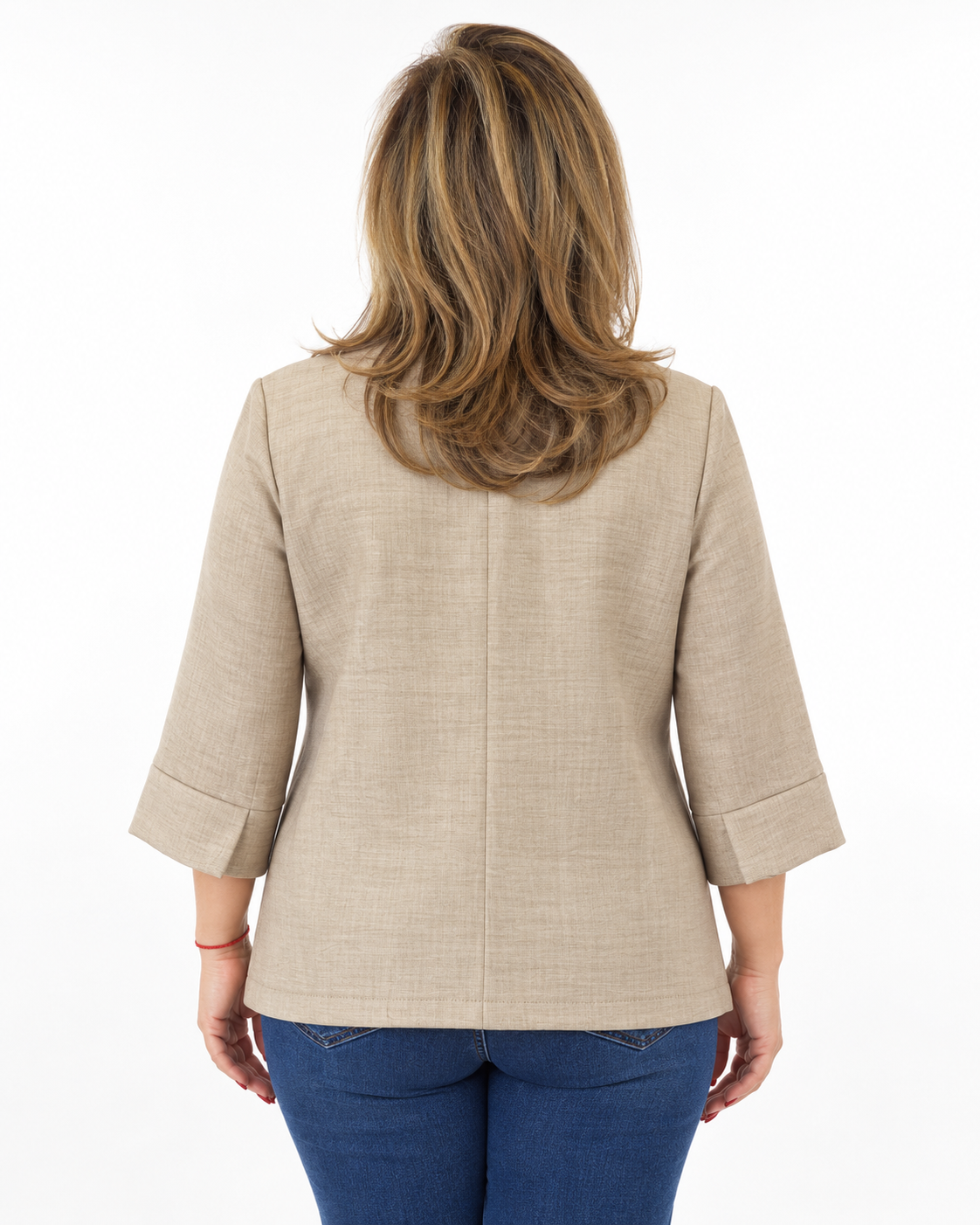Chaqueta Matilde Manga 3/4 Beige
