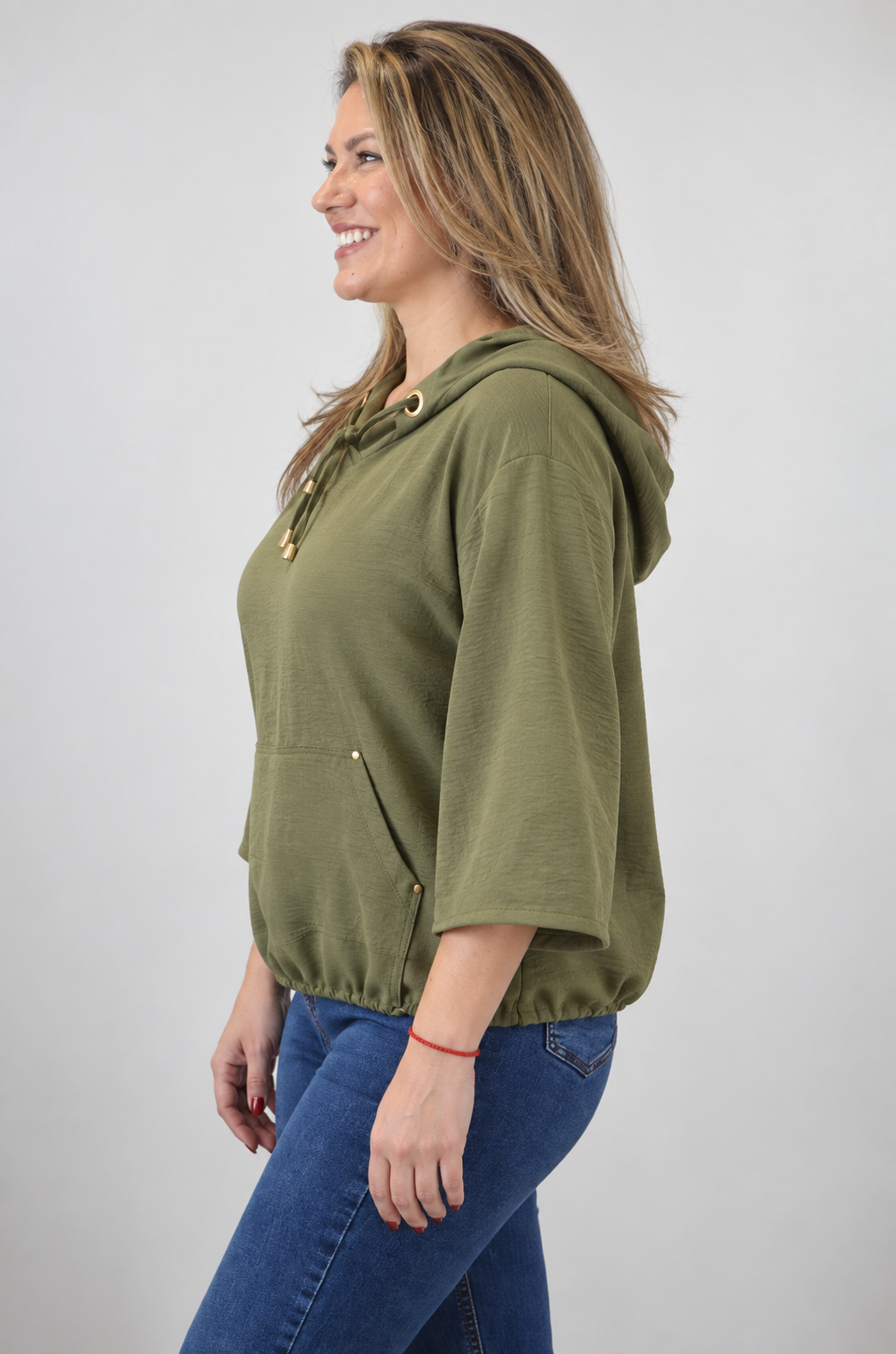 Polerón Denisse Verde Olivo