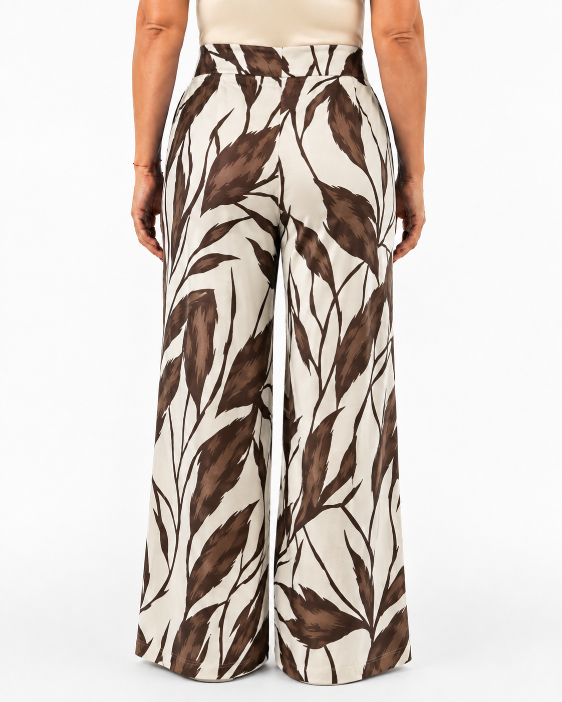 Pantalón Arturo Hojas Crema