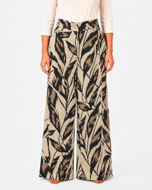 Pantalón Arturo Hojas Beige