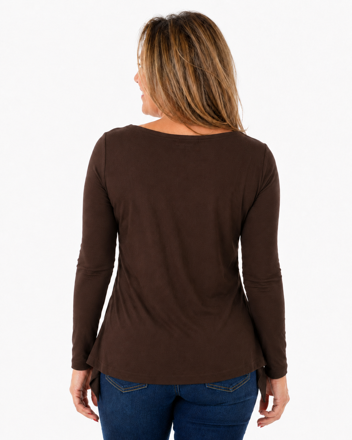 Polera Emily Hebilla Chocolate