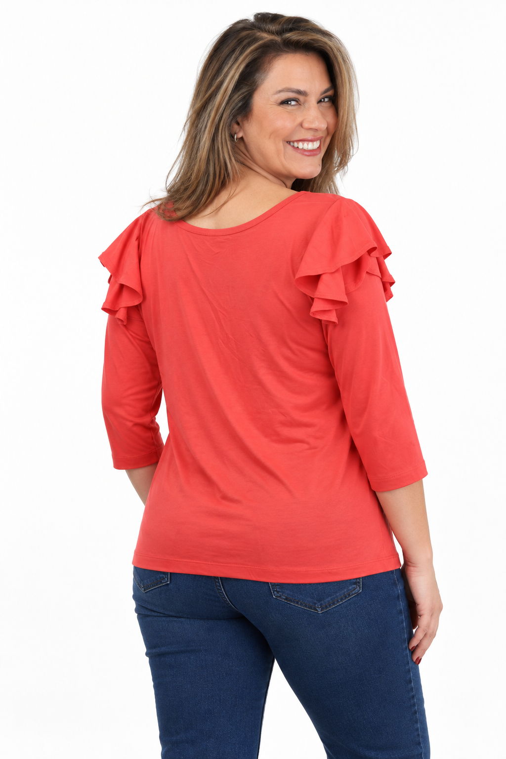 Polera Rebeca Vuelos Coral