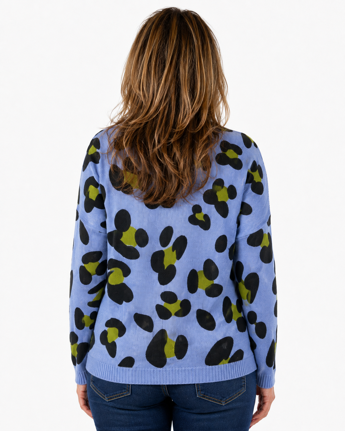 Sweater Hilo Print Selva Morado