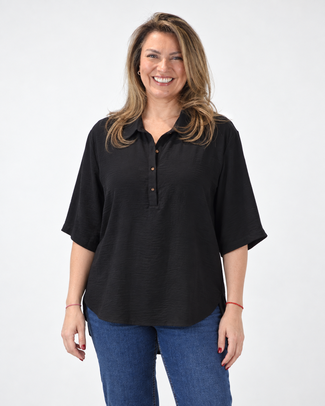 Blusa Lisa Mariella Negro