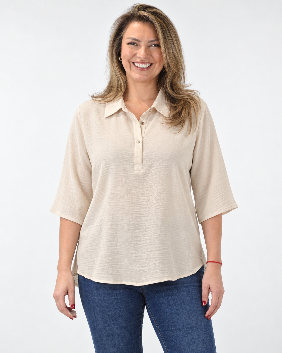 Blusa Lisa Mariella Beige
