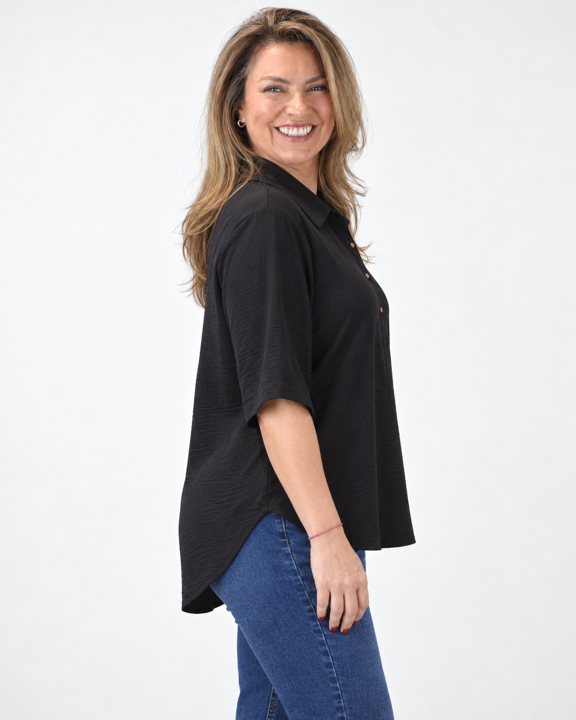 Blusa Lisa Mariella Negro