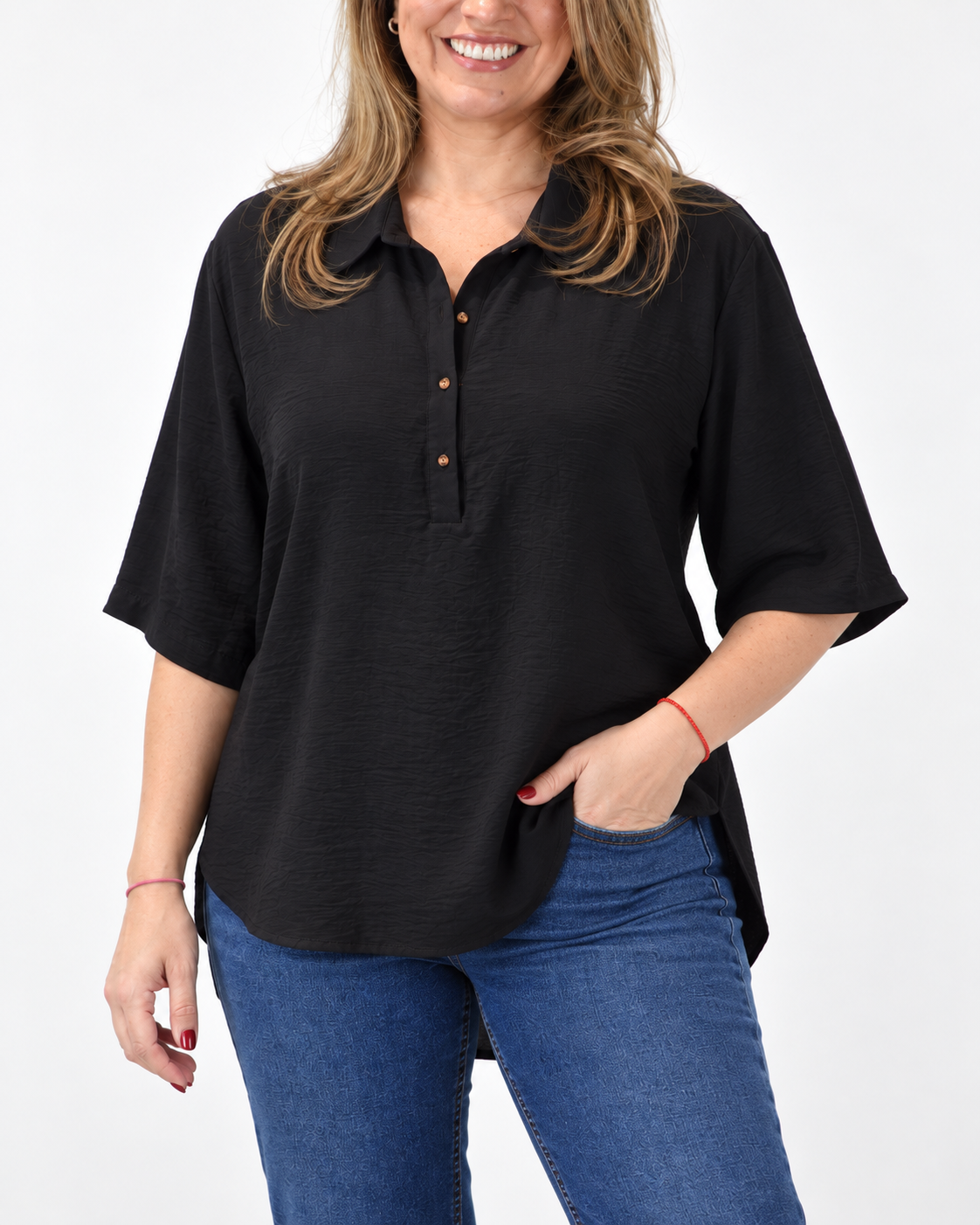 Blusa Lisa Mariella Negro