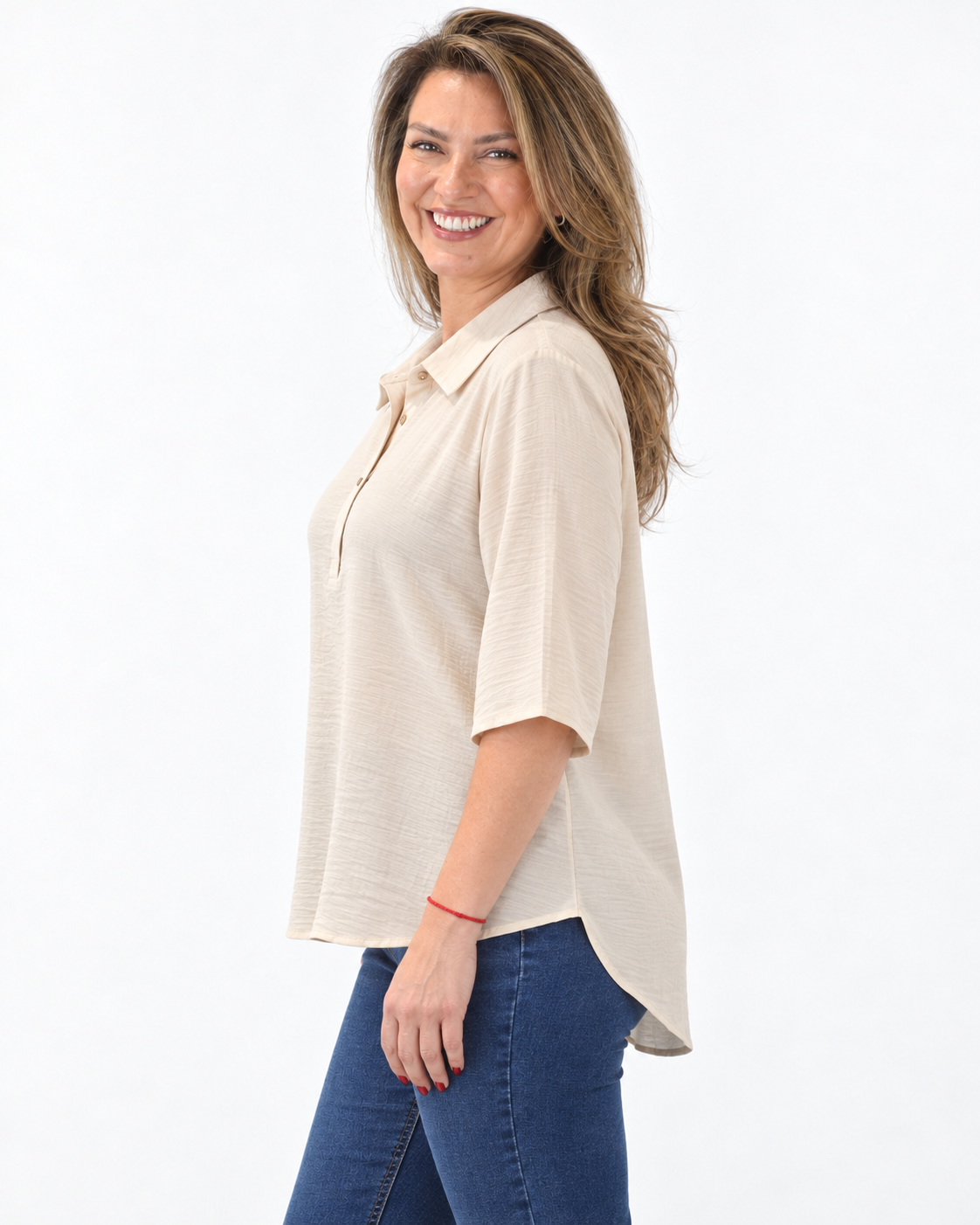 Blusa Lisa Mariella Beige