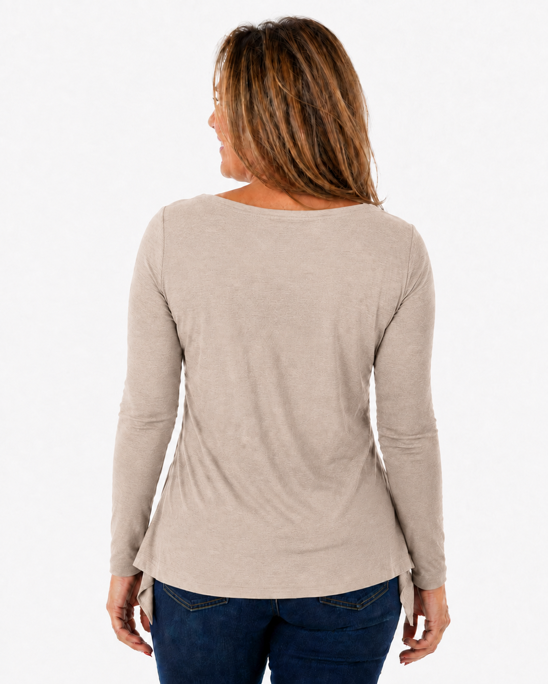 Polera Emily Hebilla Beige