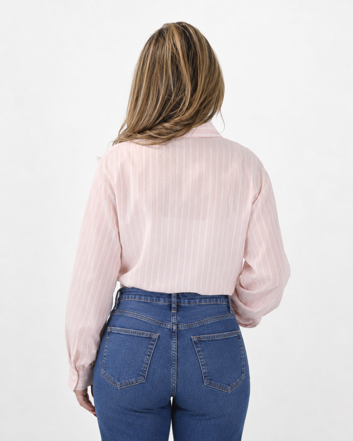 Blusa Listada Cintya Rosada