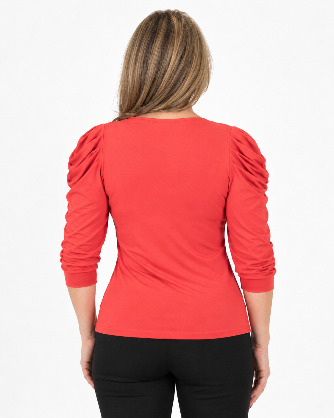 Polera Manga Princesa Coral