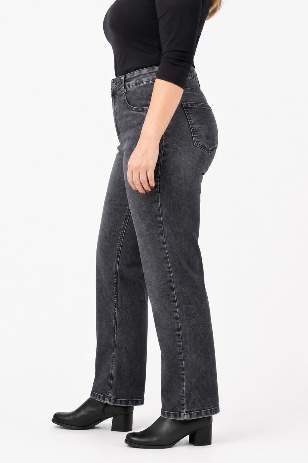 Jeans Infinito Recto Gris