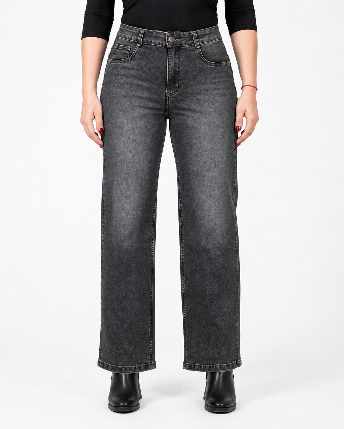Jeans Infinito Recto Gris