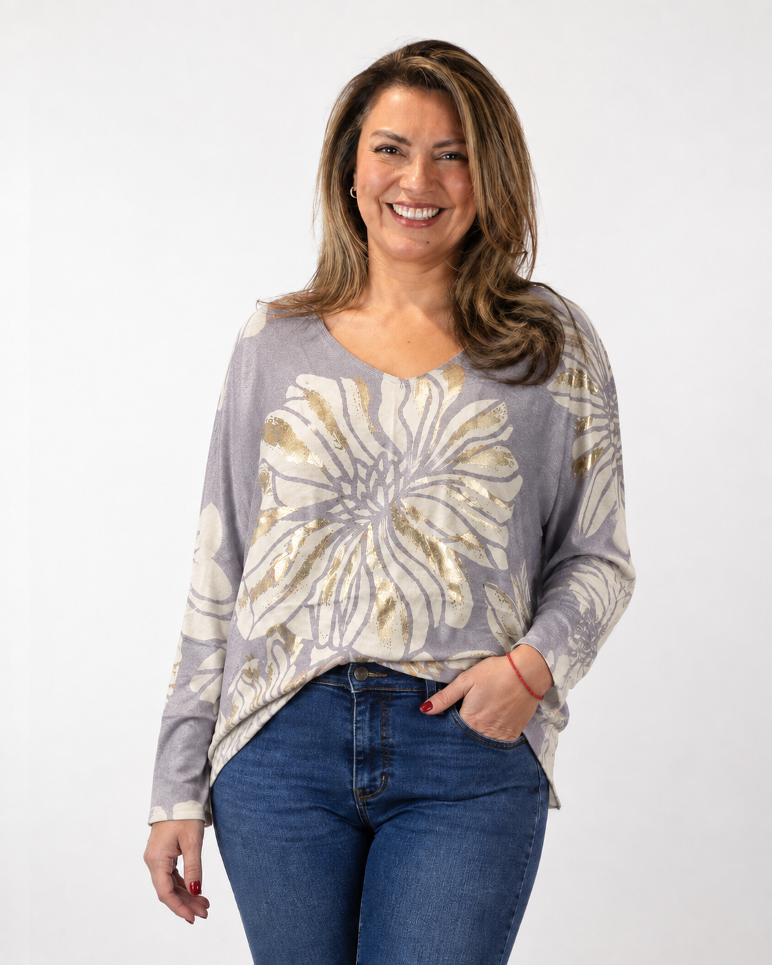 Sweater Rosario Flores Malva