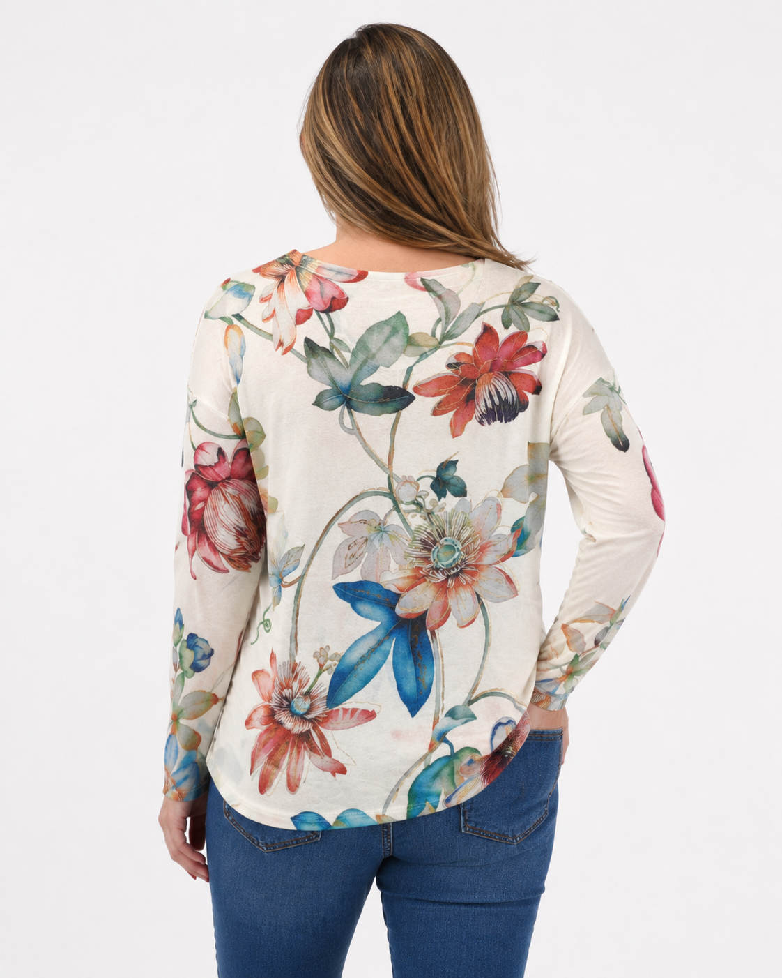 Sweater Florcitas Verde