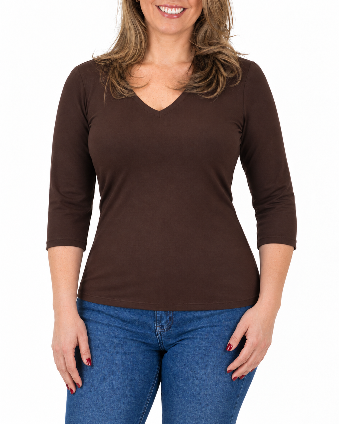 Polera Básica Isidora Chocolate