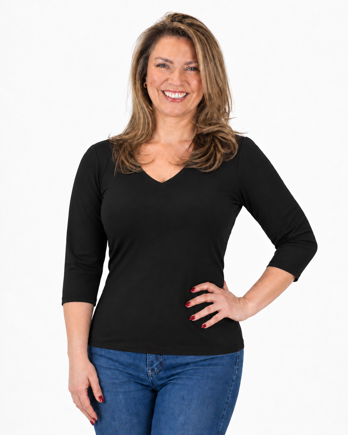 Polera Básica Isidora Negro