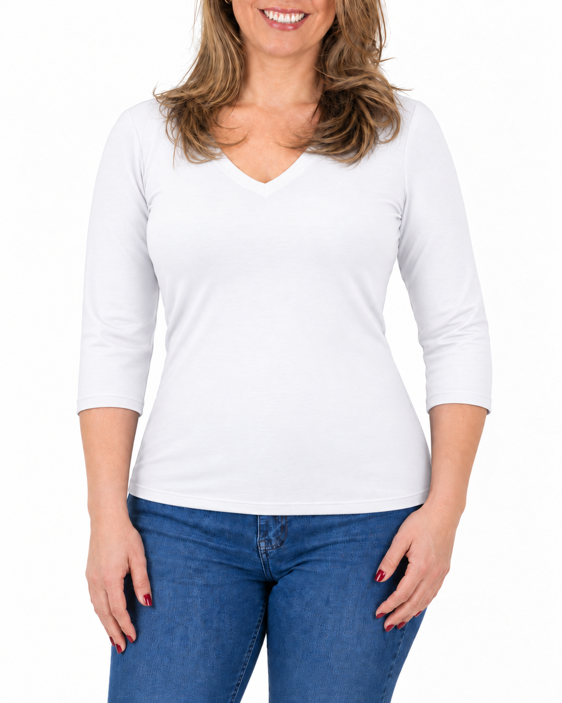 Polera Básica Isidora Blanco