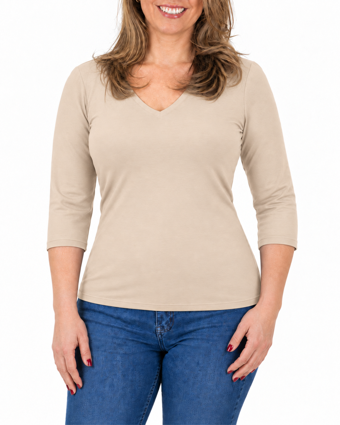 Polera Básica Isidora Beige