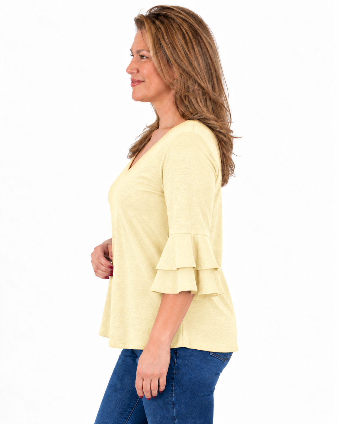 Blusa Elisa Vuelos Amarillo