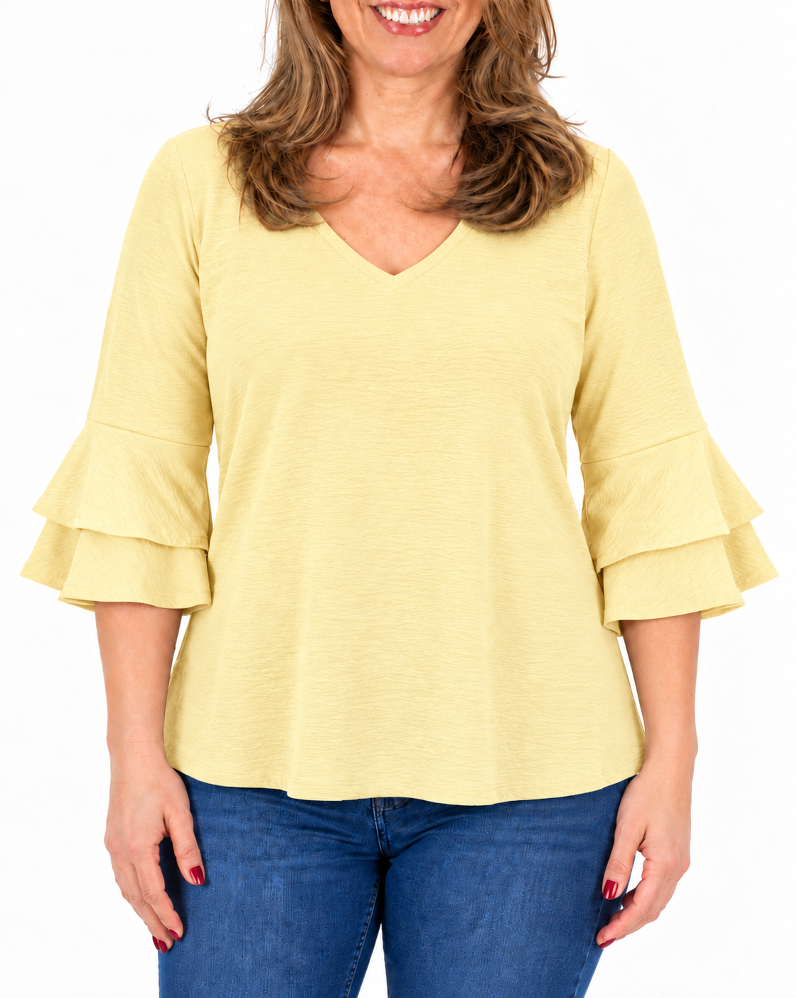 Blusa Elisa Vuelos Amarillo