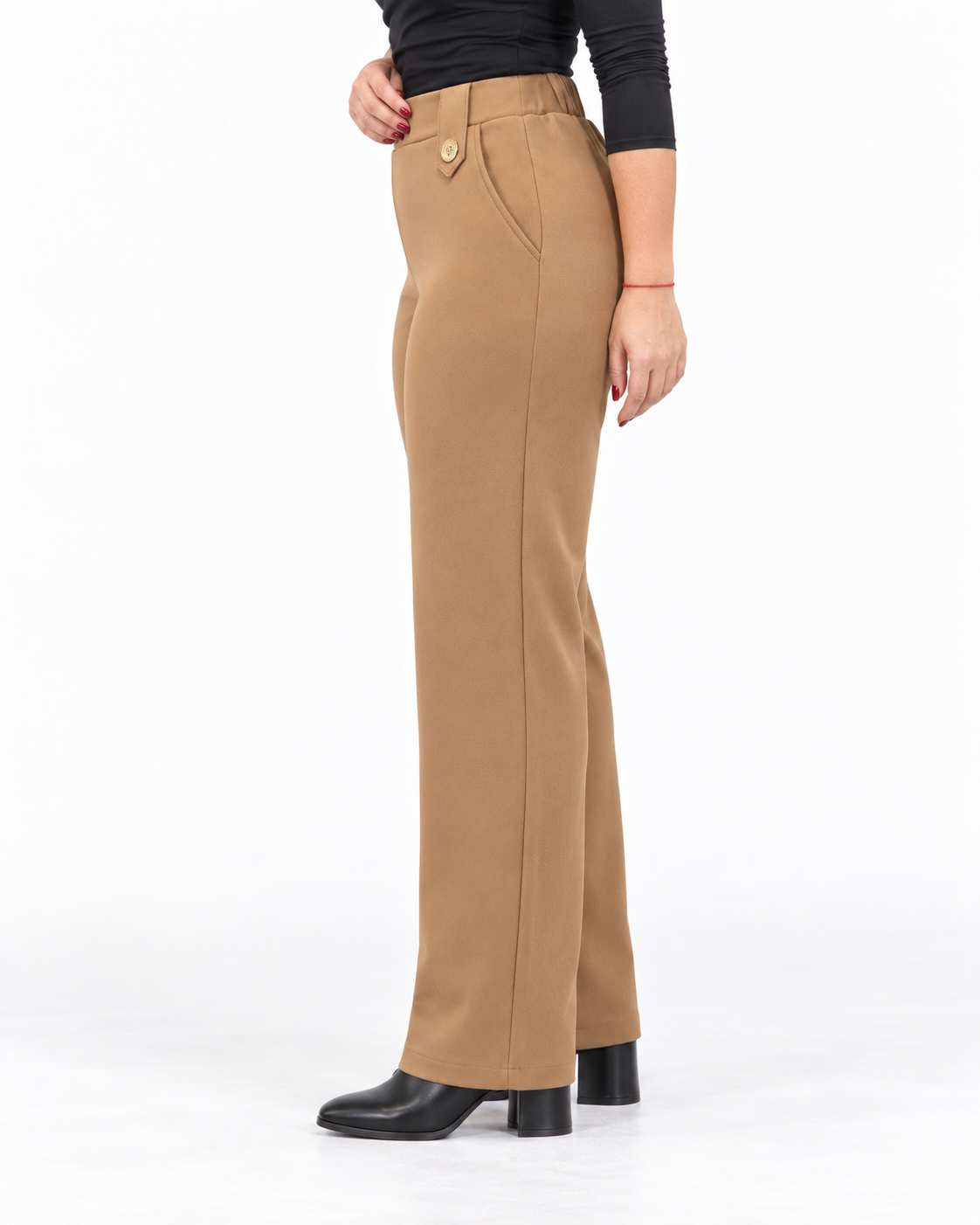 Pantalón Leandro Botones Camel