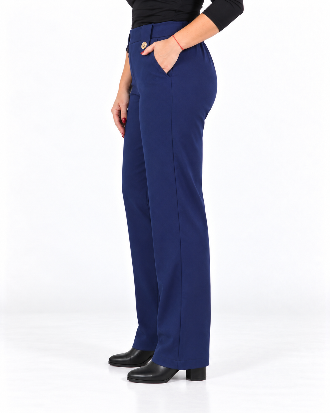 Pantalón Leandro Botones Azul Marino