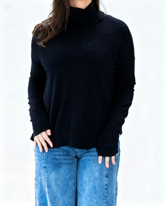 Sweater Beatle Paulina Negro