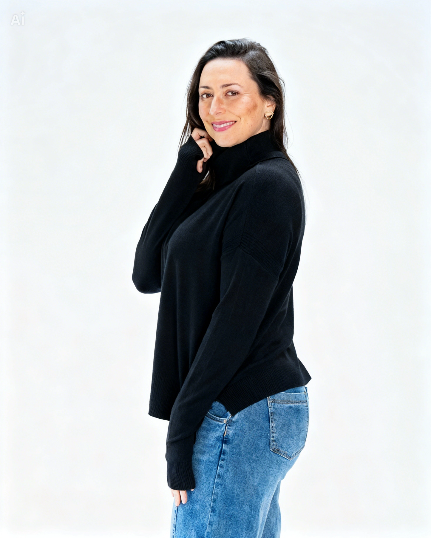 Sweater Beatle Paulina Negro