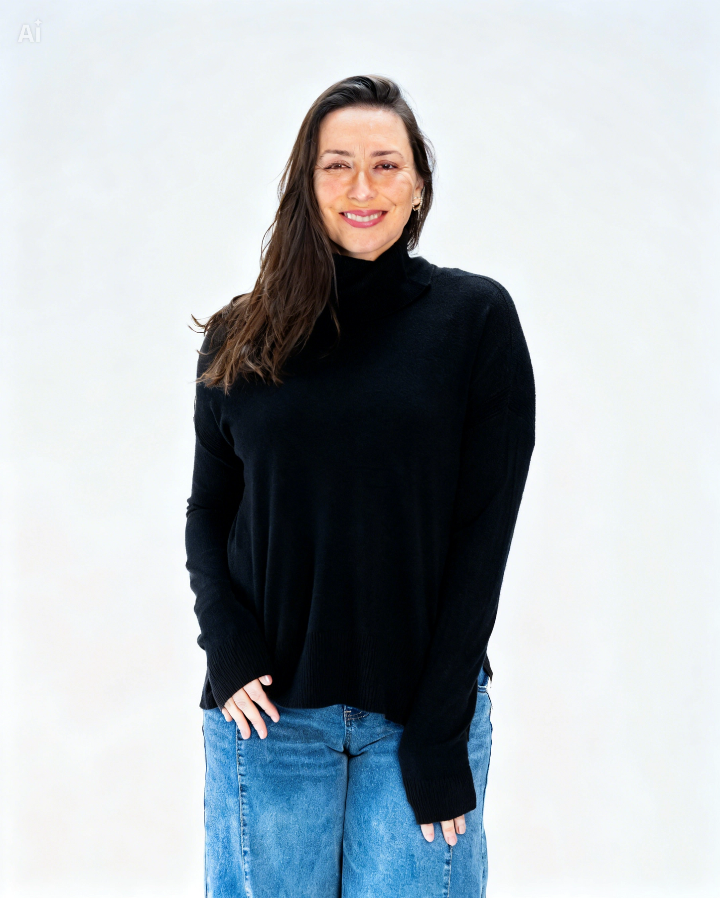 Sweater Beatle Paulina Negro
