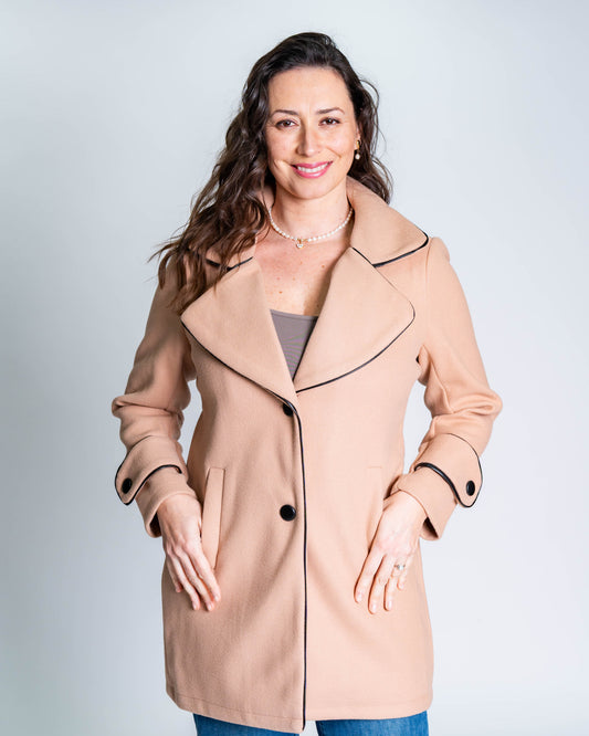 Abrigo Amelie Beige