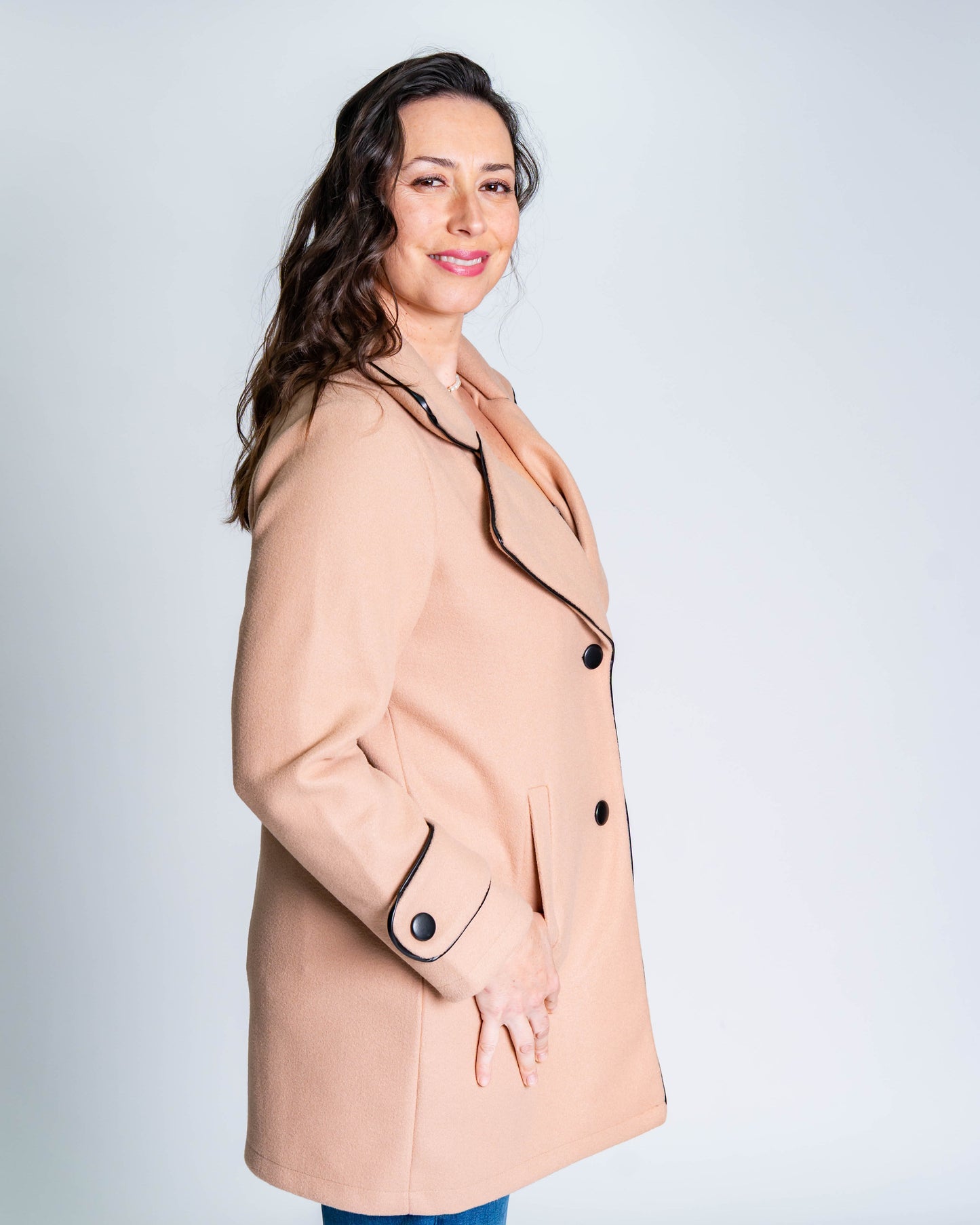 Abrigo Amelie Beige