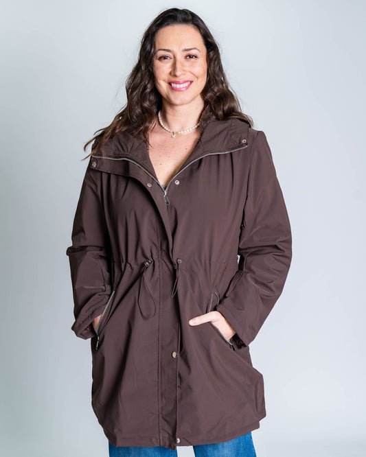 Parka Piel Chocolate