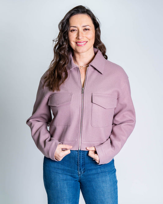 Chaqueta Paño Gretel Malva