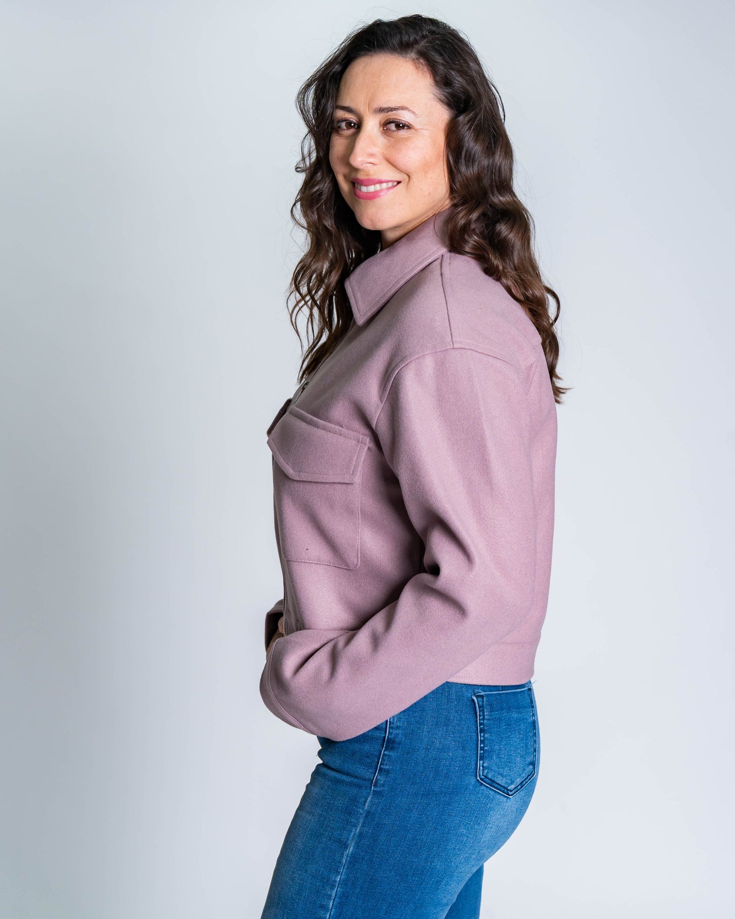 Chaqueta Paño Gretel Malva