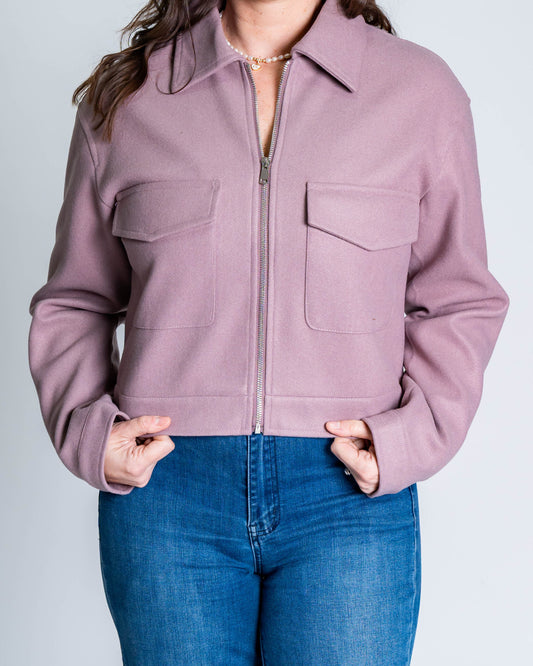 Chaqueta Paño Gretel Malva