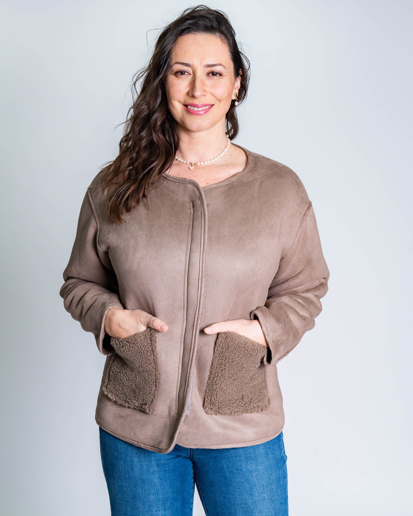 Chaqueta Marie Chiporro Beige