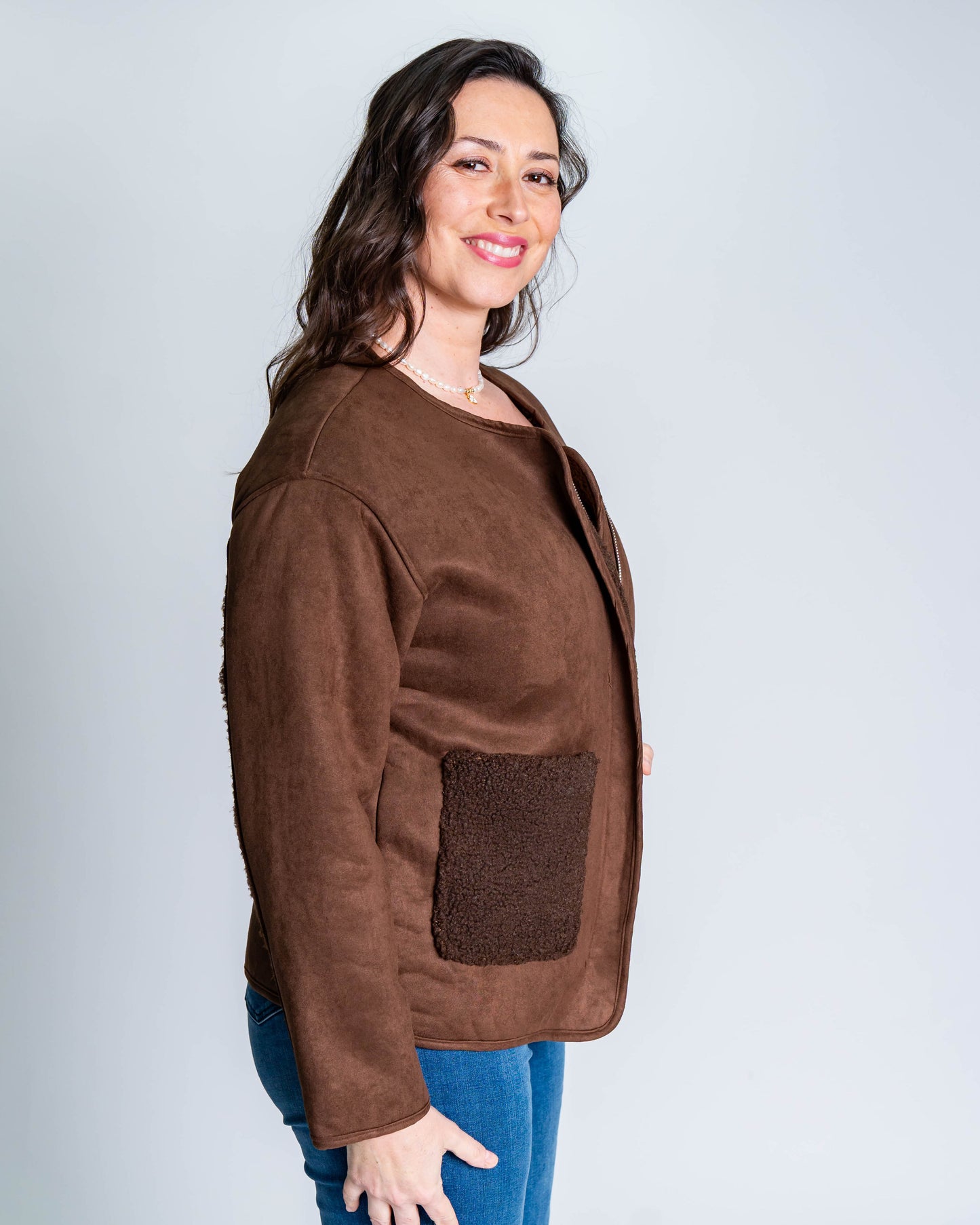 Chaqueta Marie Chiporro Café
