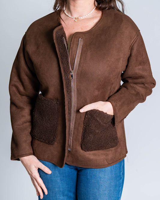Chaqueta Marie Chiporro Café