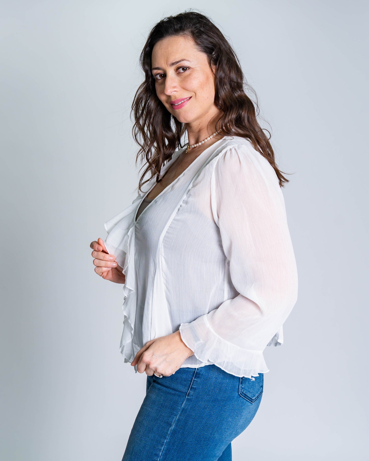 Blusa Lisa Vuelos Blanco
