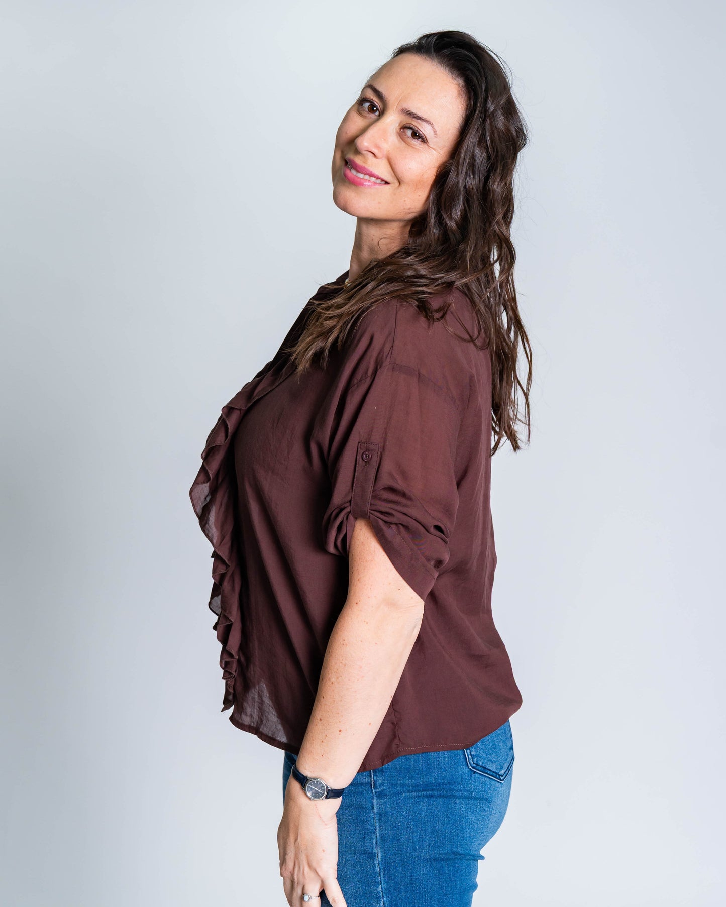Blusa Caro Vuelos Chocolate