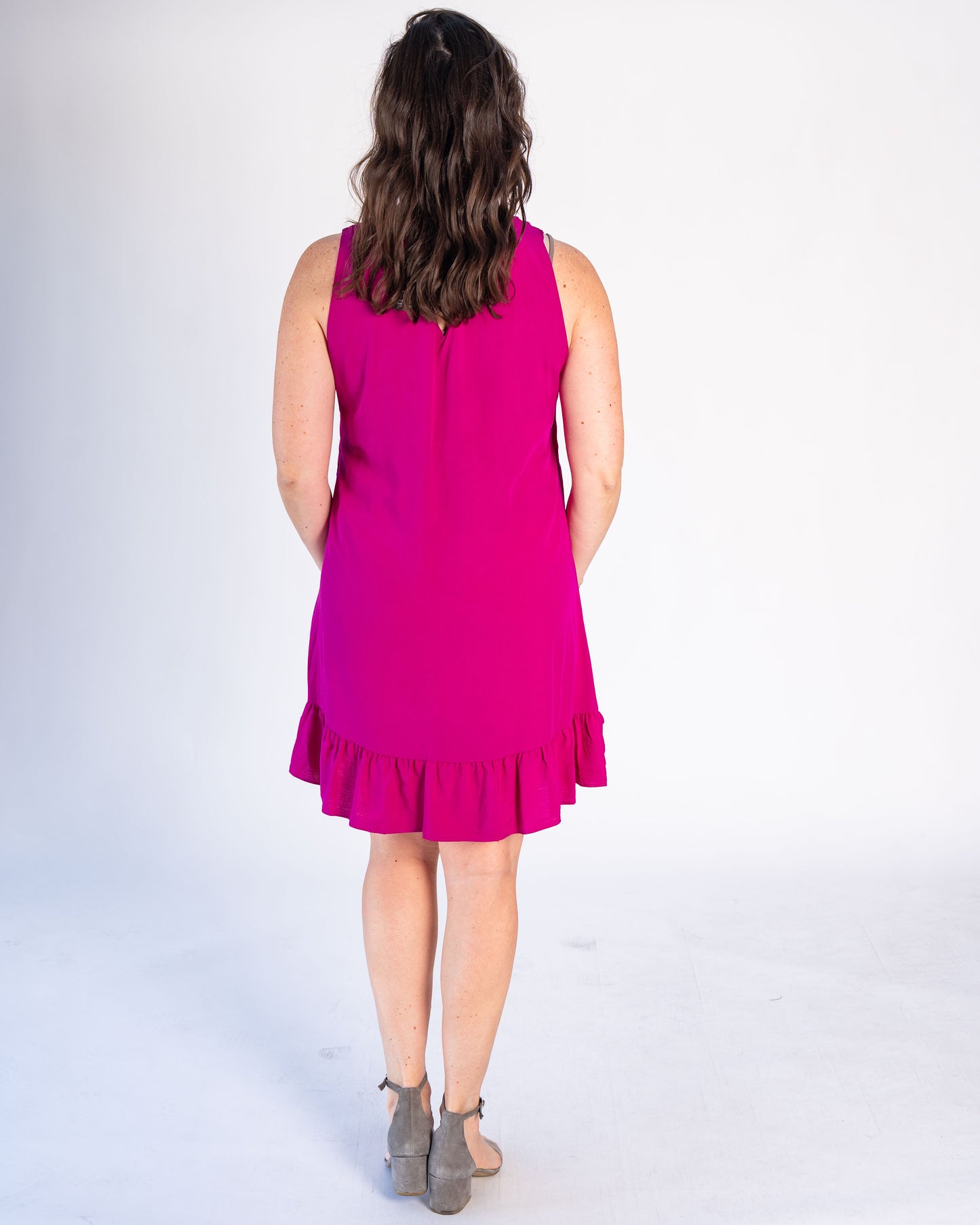 Vestido BR Luciana Fucsia