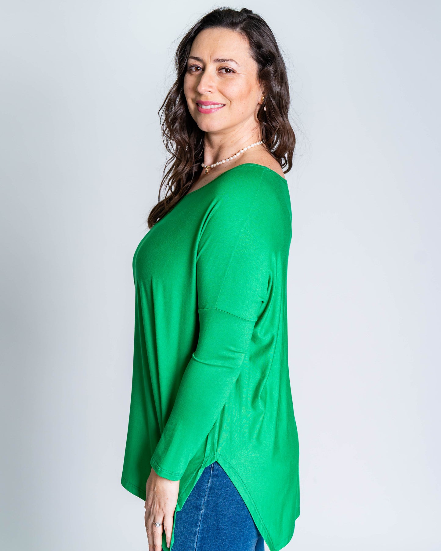 Polera Cony Manga Larga Verde Gucci