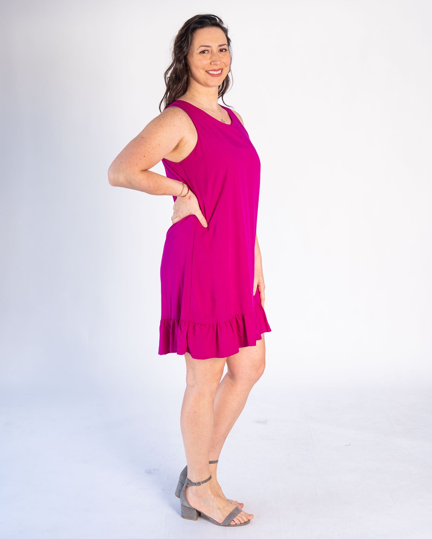 Vestido BR Luciana Fucsia