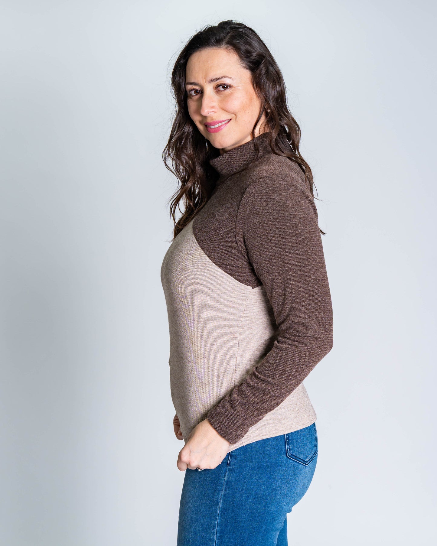 Polera Lanilla Josefina Beige