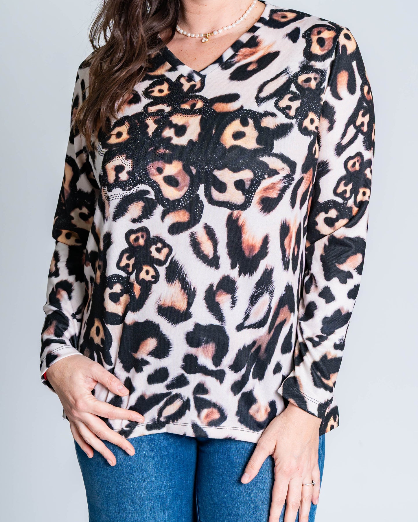 Polera Lanilla Elisa Café
