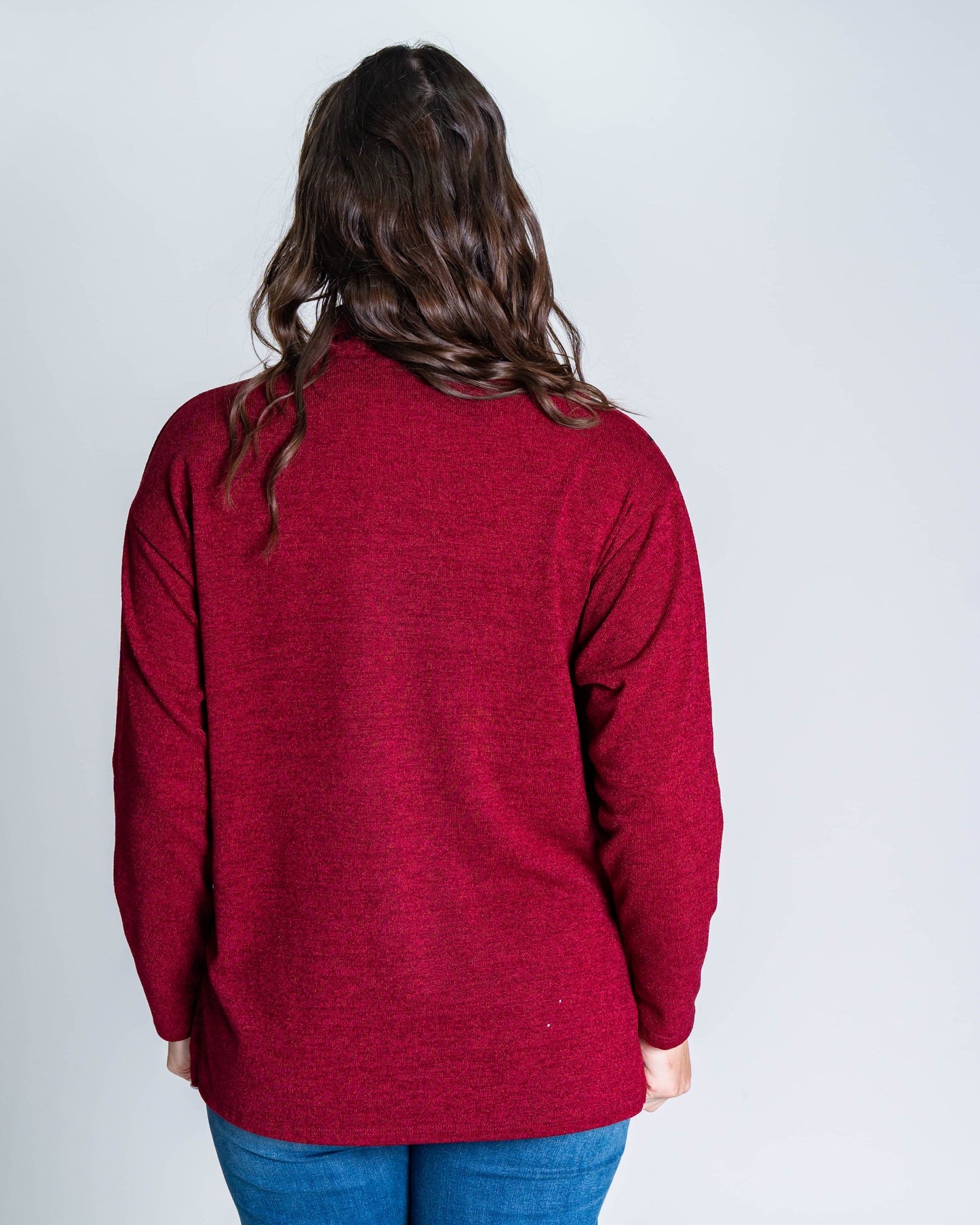 Polera Lanilla Dannae Burdeo