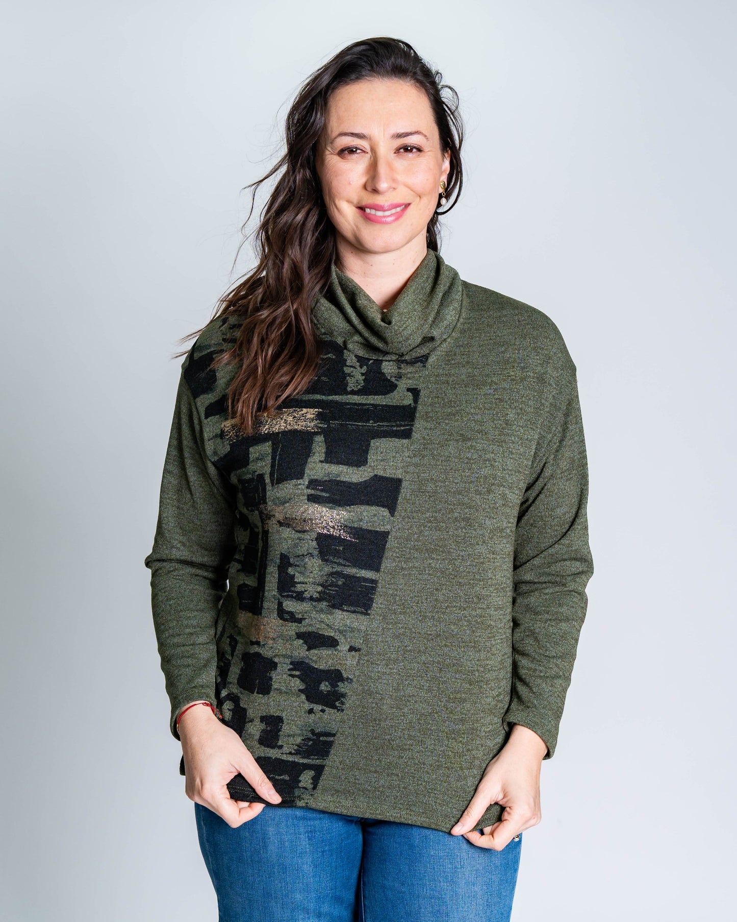 Polera Lanilla Dannae Verde
