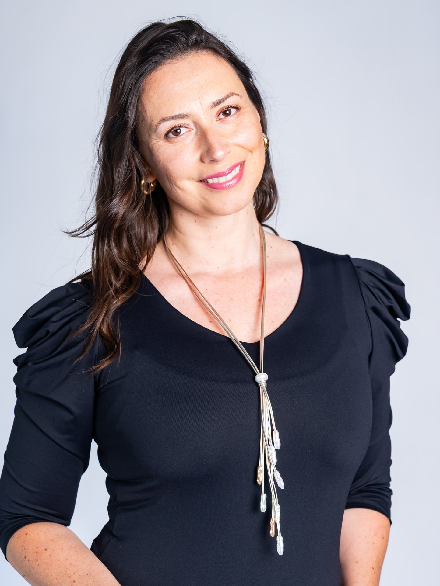 Collar Largo Dorado 3