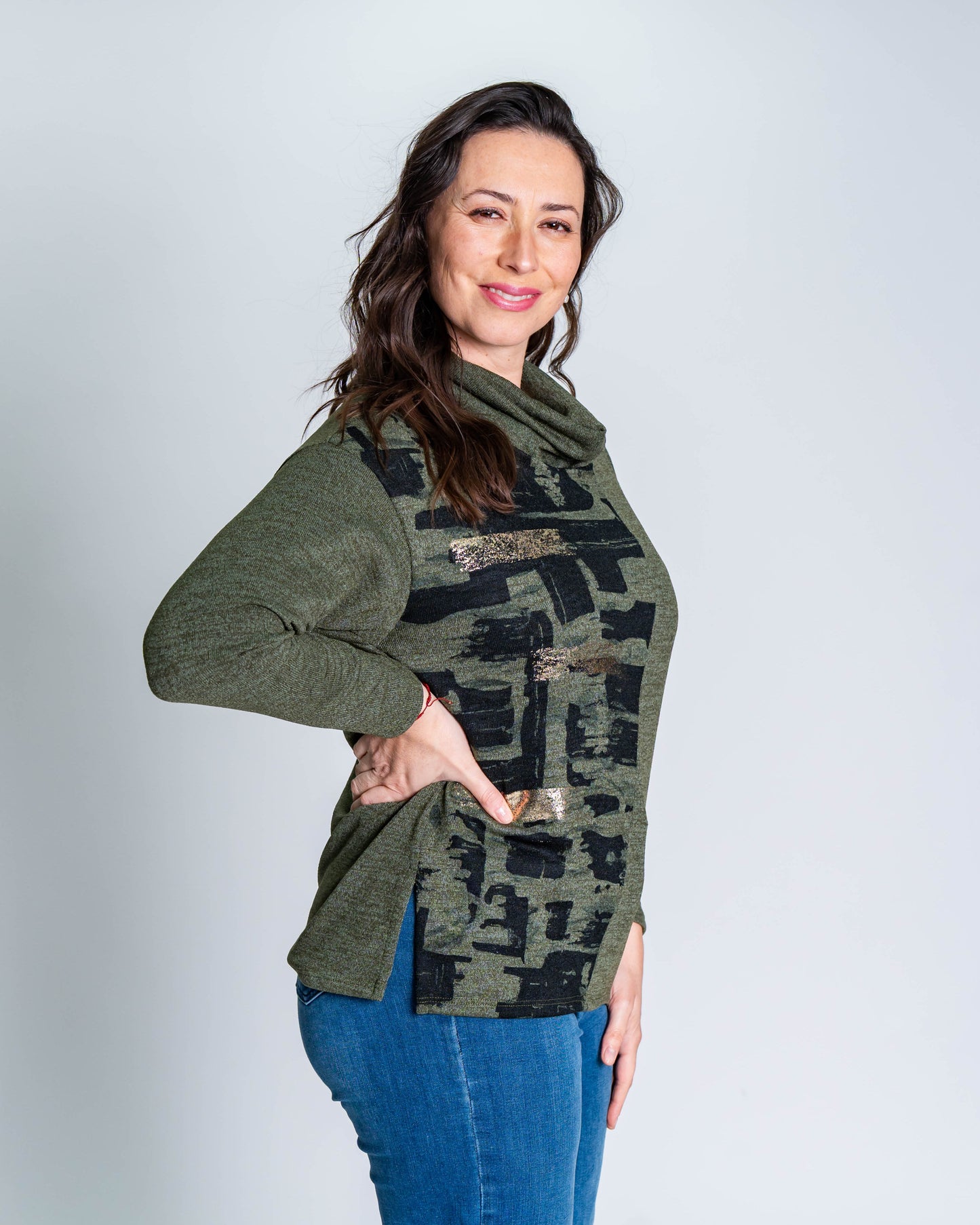 Polera Lanilla Dannae Verde